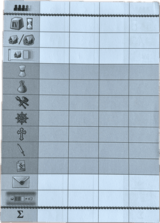Tybor der Baumeister: Scoring Pad