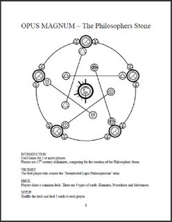 Opus Magnum, The Philosopher's Stone