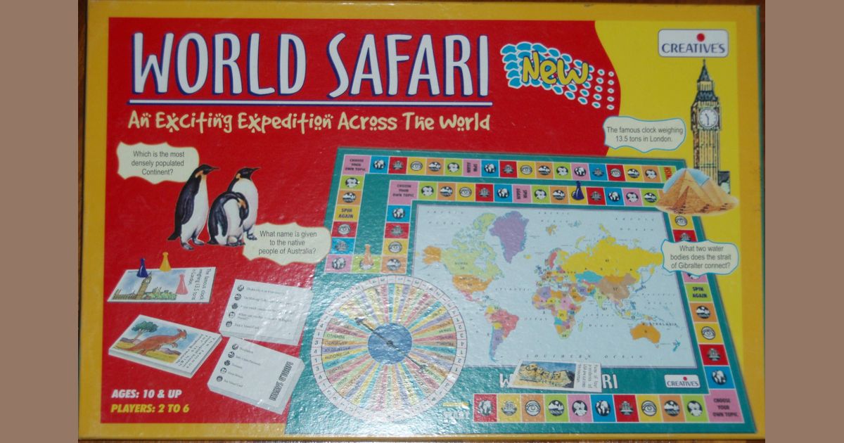 safari board games