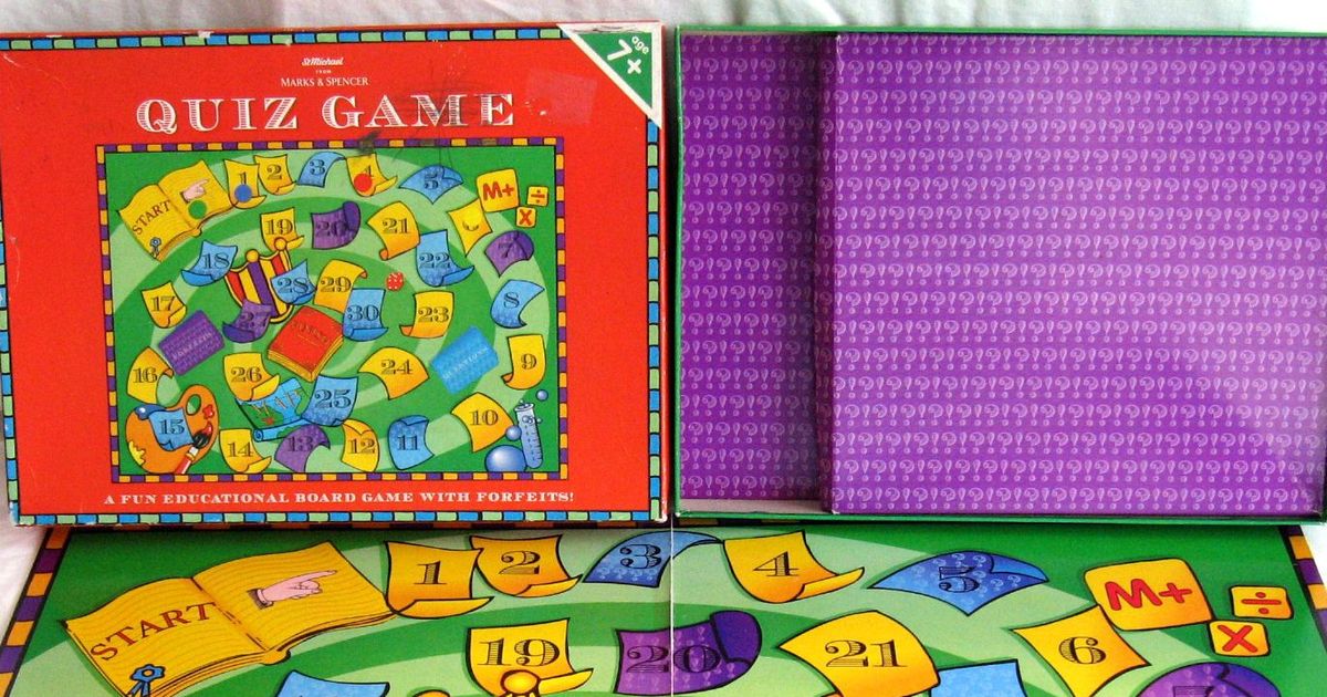 Quiz Game Board Game BoardGameGeek