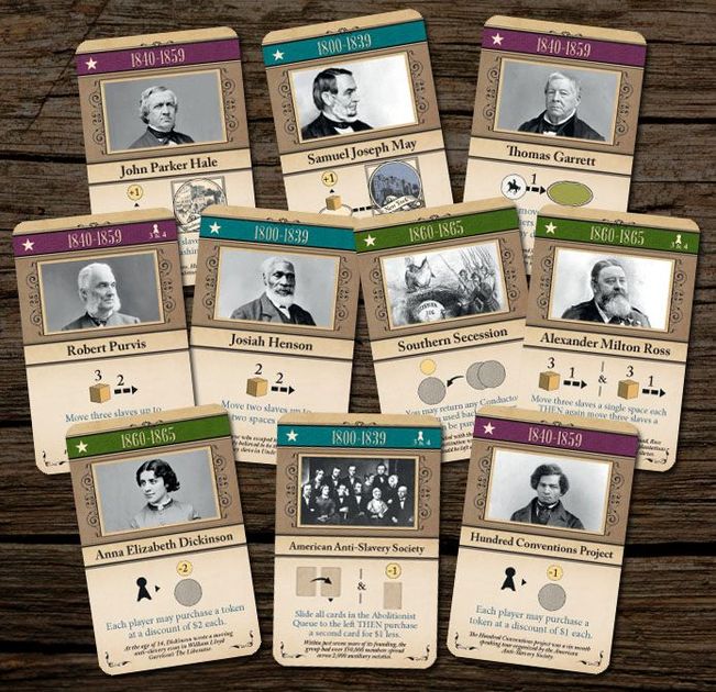 Freedom The Underground Railroad Promo Cards Board Game Boardgamegeek