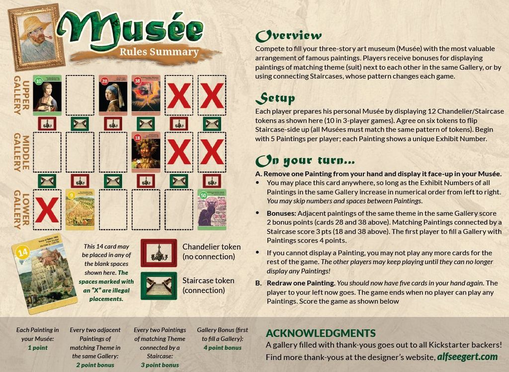 Board Game: Musée