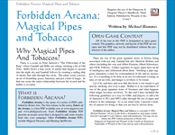 RPG Item: Magical Pipes and Tobacco