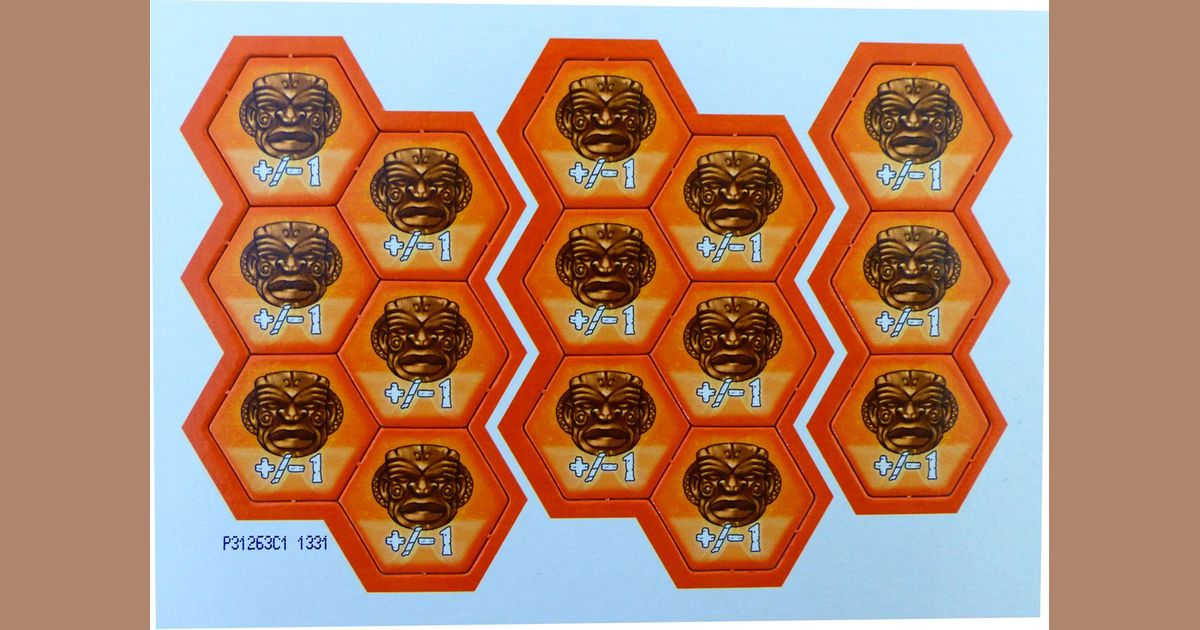 Bora Bora Orange God Tiles Board Game Boardgamegeek