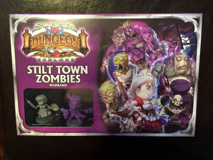 Super Dungeon Explore Stilt Town Zombies Warband Board Game Boardgamegeek