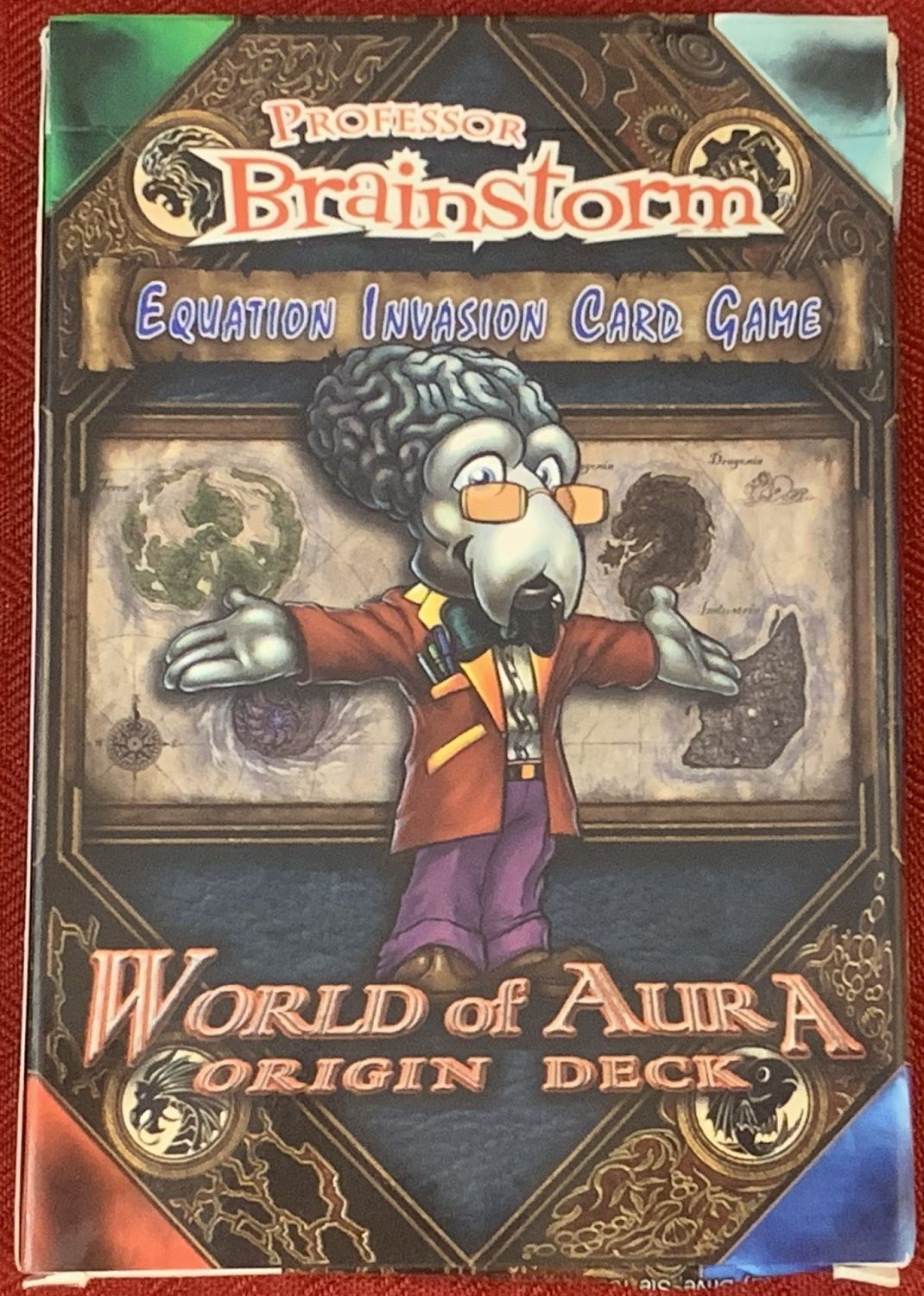 Professor Brainstorm Equation Invasion Card Game box art