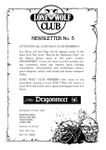 Issue: Lone Wolf Club Newsletter (Issue 5 - 1986)