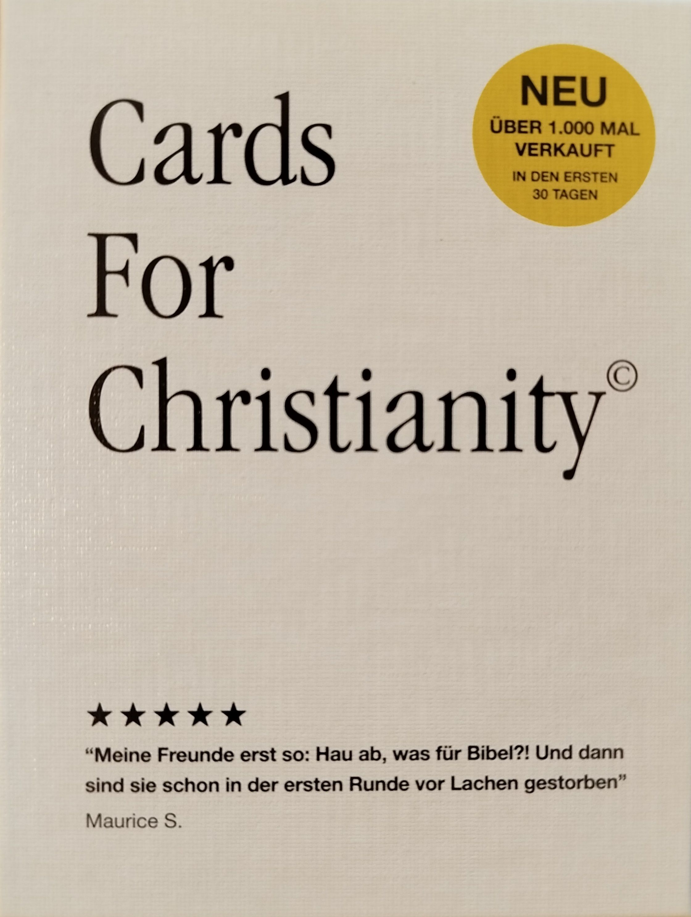 Cards For Christianity