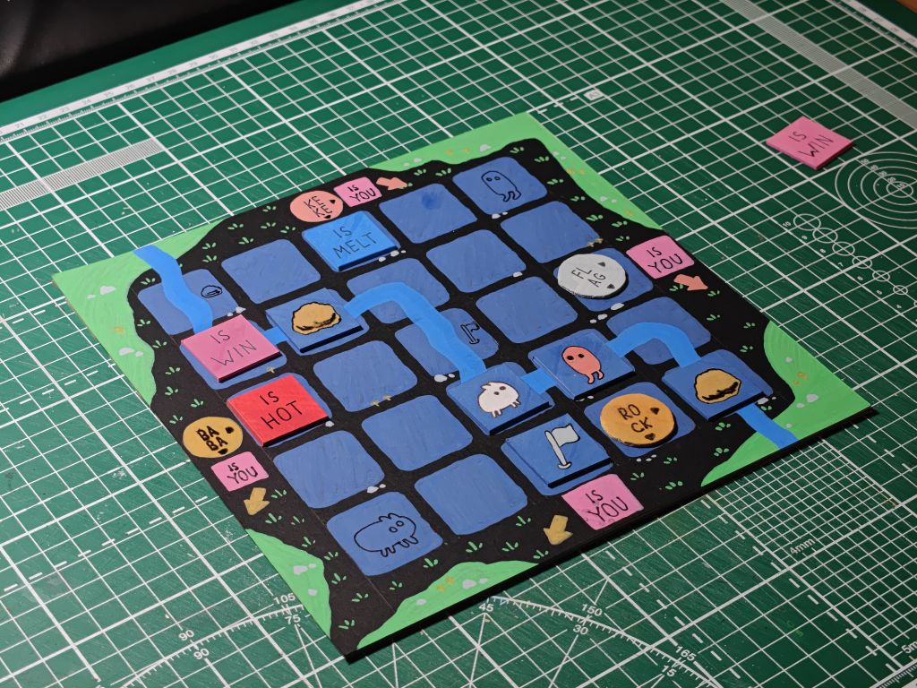 Illustration 1 de Baba Is You: The Board Game & Party House: Deckbuilding Game