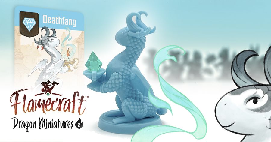 Deathfang the Crystal Dragon, Flamecraft Series 2 Minis