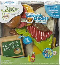 Cranium Bloom: Let's Play Sandwich Stacker Cookout Game | Board Game ...