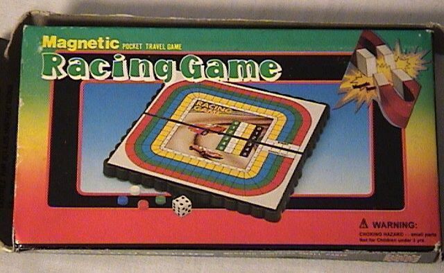 Magnetic Pocket Travel Racing Game