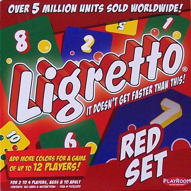 Ligretto Blue the turbulent card game that is fast fun and easy to learn! 