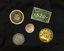 Board Game Accessory: Carson City: Metal Coins and Turn Marker