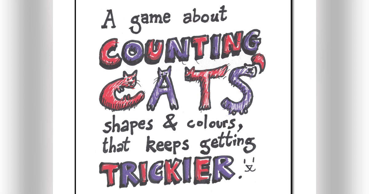 A game about counting cats' shapes and colours, that keeps getting