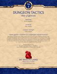 RPG Item: Dungeon Tactics Vol. 1: The Fighter