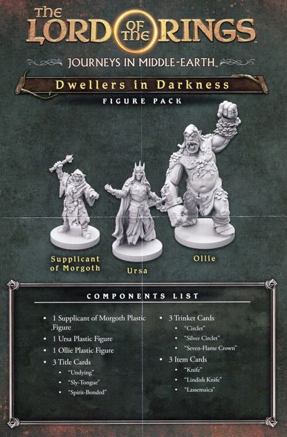 lord of the rings journeys in middle earth dwellers in darkness