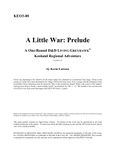 RPG Item: KEO3-08: A Little War: Prelude
