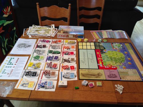 1862 Railway Mania in The Eastern Counties Board Game