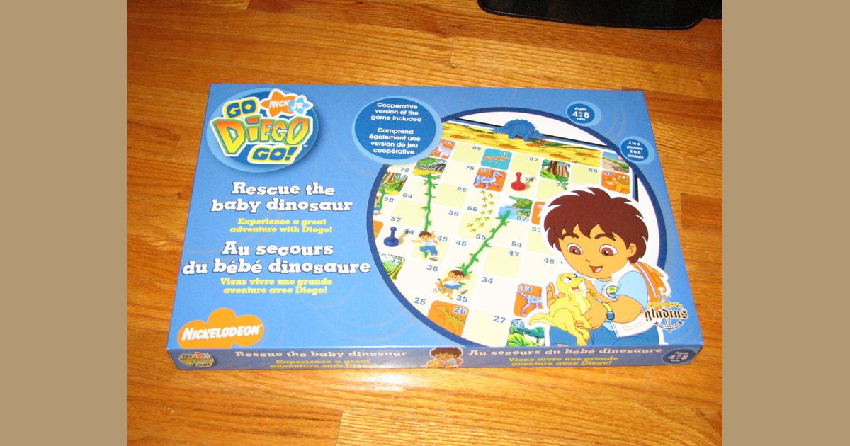 Go Diego Go Rescue The Baby Dinosaur Board Game Boardgamegeek