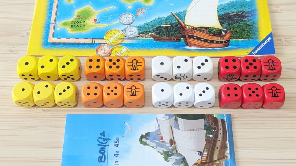 Tonga Bonga is BACK! Side-by-side Comparison & Review. | BoardGameGeek