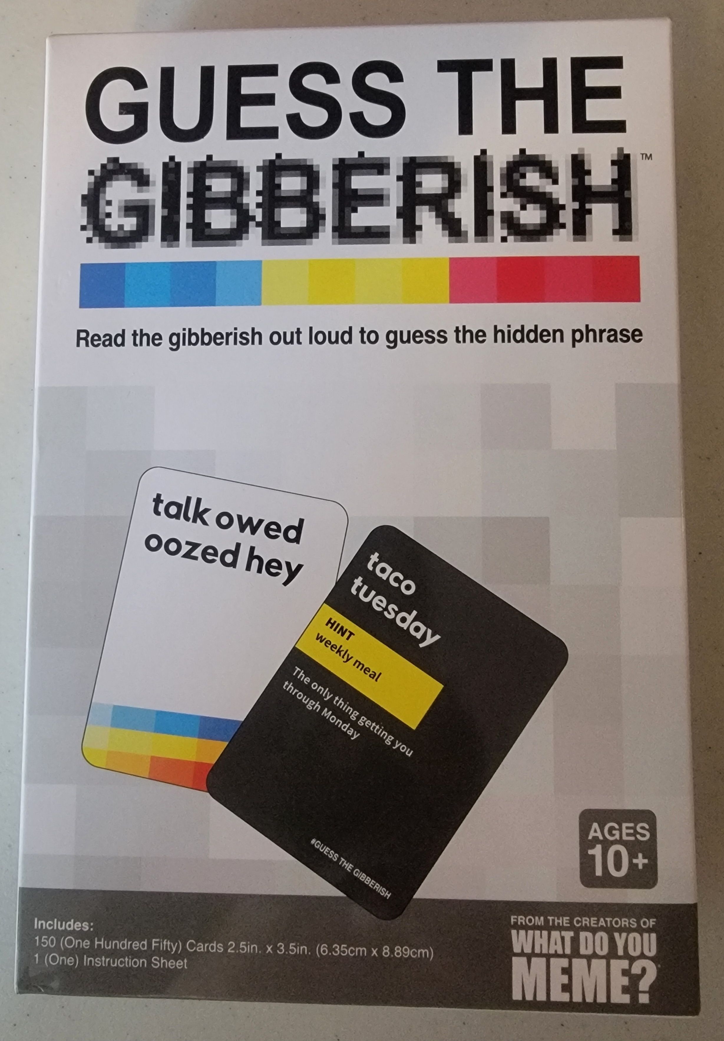 Cover art for Guess the Gibberish