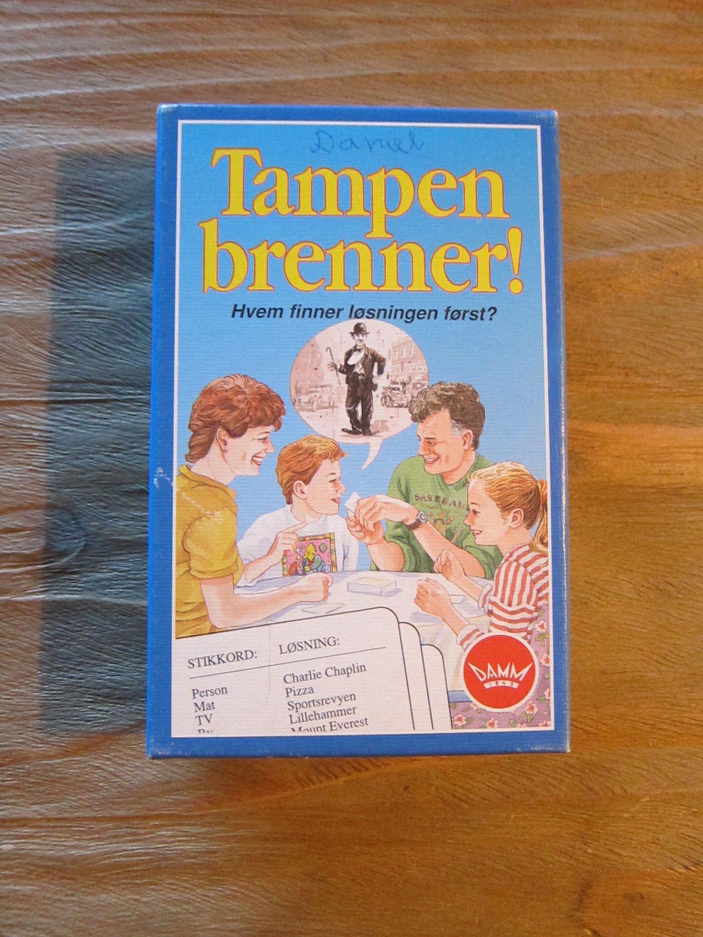 Tampen brenner!