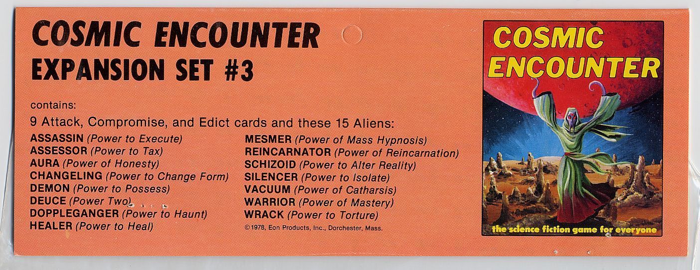 Cosmic Encounter: Expansion Set #3