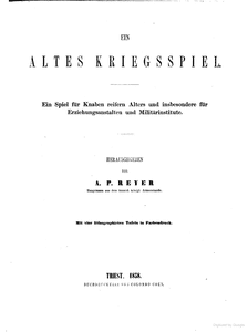 Ein Altes Kriegsspiel