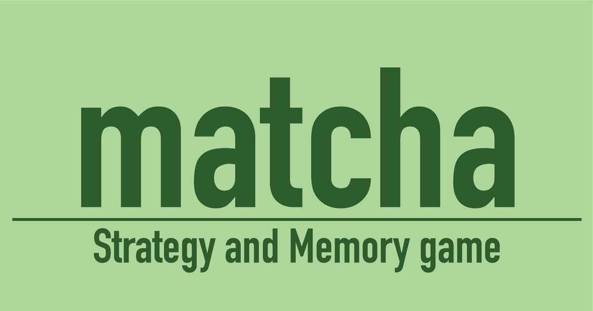 Matcha: Strategy and Memory game | Board Game | BoardGameGeek
