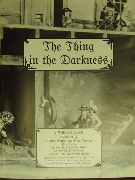 The Thing in the Darkness box art