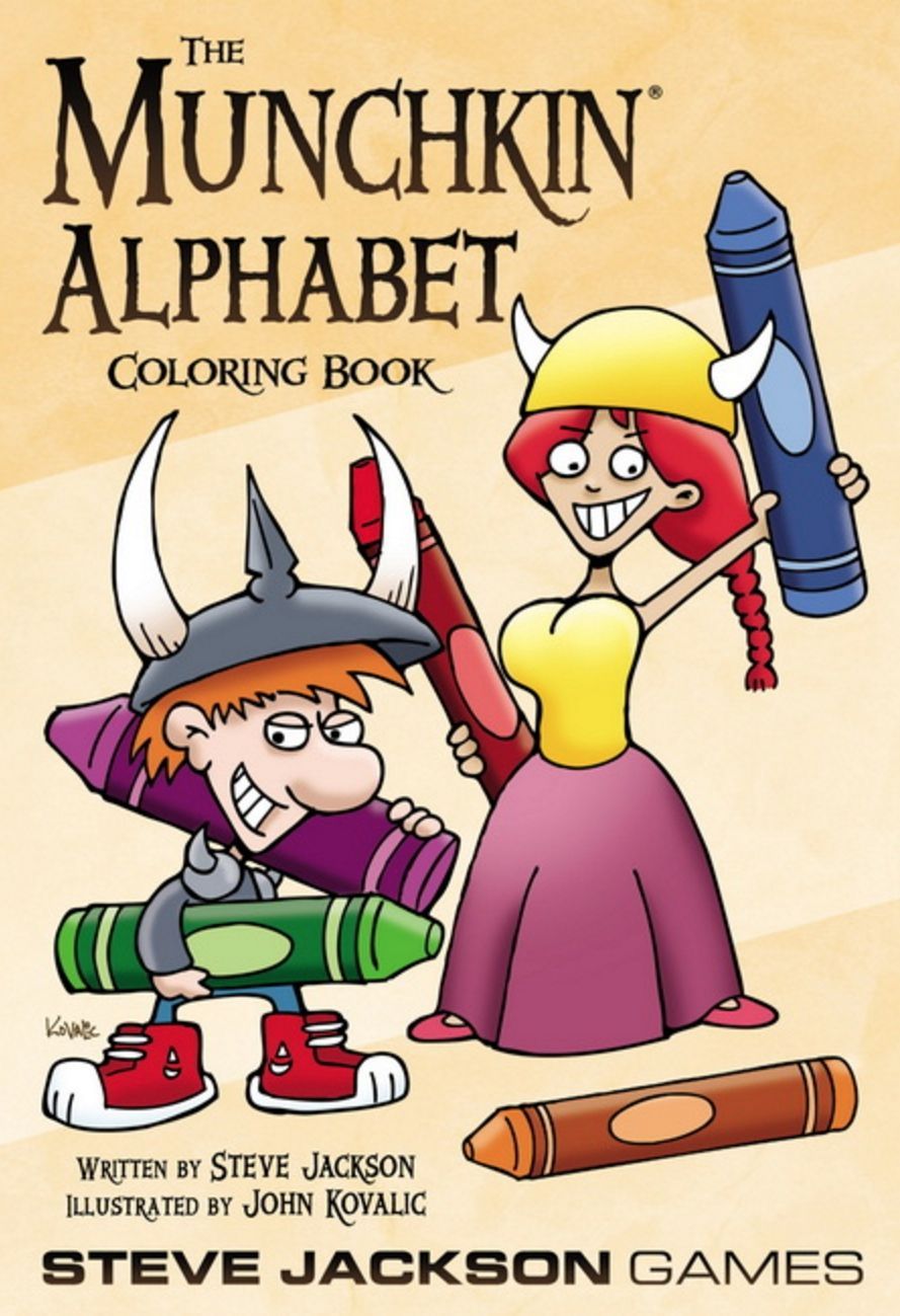 The Munchkin Alphabet Coloring Book image