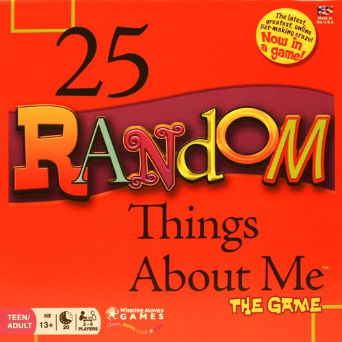 25 Random Things About Me doboz