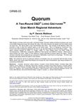 RPG Item: GRM8-05: Quorum