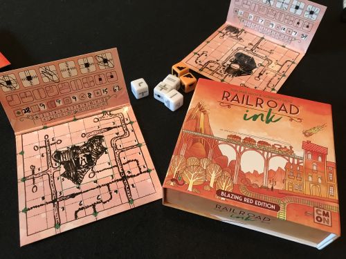 SPIEL &#039;18 Preview: Railroad Ink, or Rolling and Writing Leads to Railing and Riding