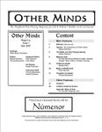 Issue: Other Minds (Issue 1 - Jul 2007)