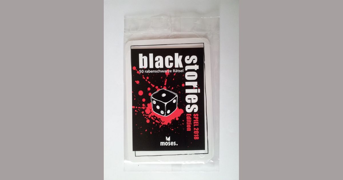Black Stories Spiel 2018 Edition Board Game Boardgamegeek