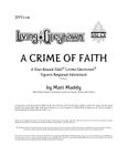 RPG Item: DYV2-06: A Crime of Faith