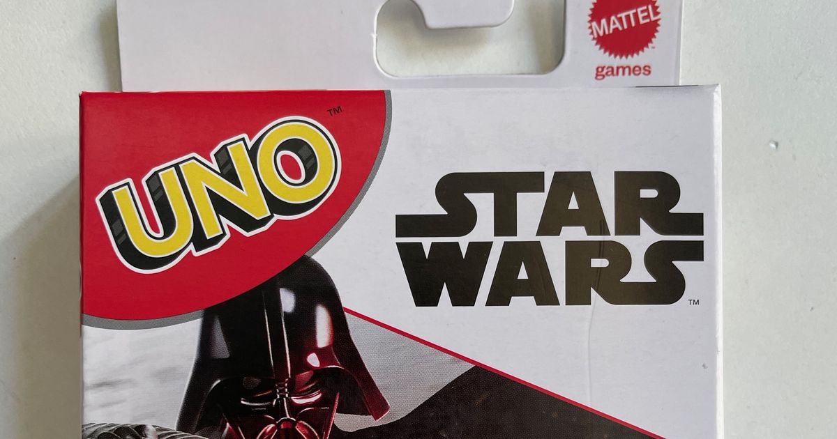 Star Wars Uno Cards Mattel Games UNO Star Wars Brand New Open Box