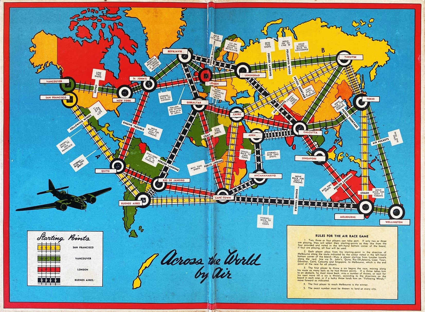Across the World by Air
