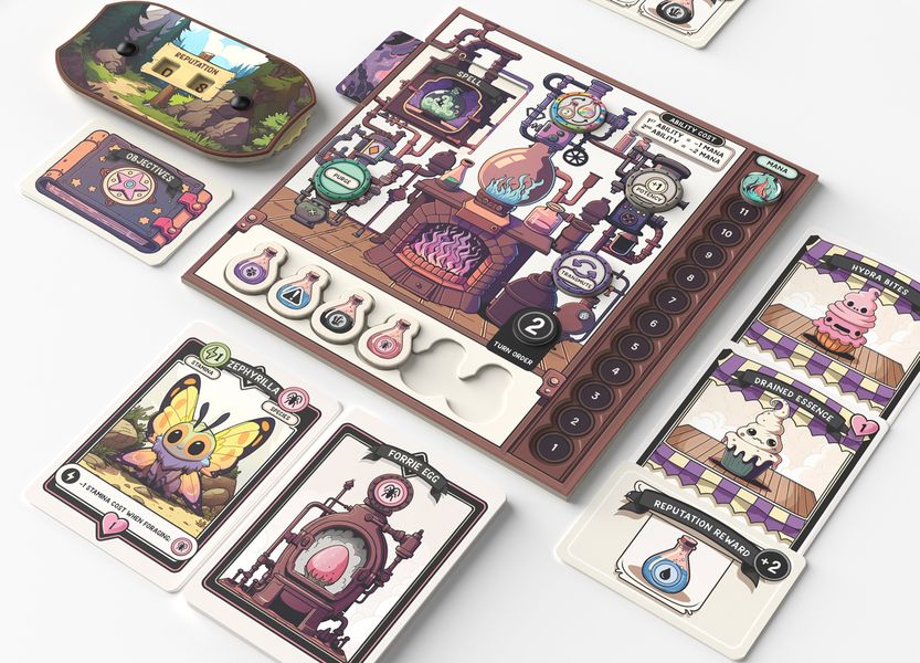 Alchemy Station Player Boards