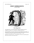 RPG Item: First Impressions
