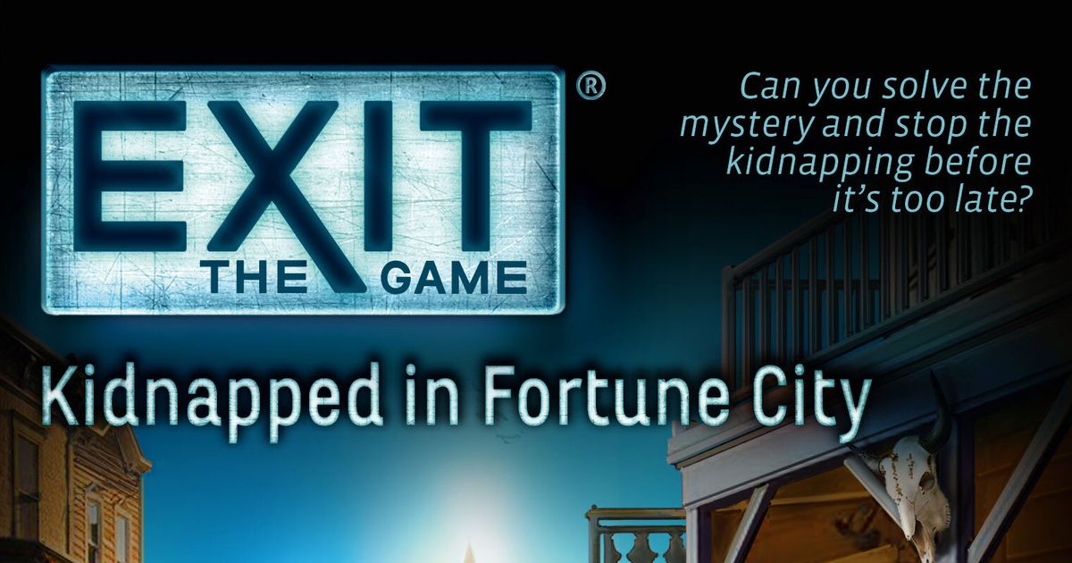 Exit: the Game - Kidnapped in Fortune City Family-Friendly, Card-Based  Escape Room Experience