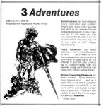 Video Game Compilation: 3 Adventures, CS-4513