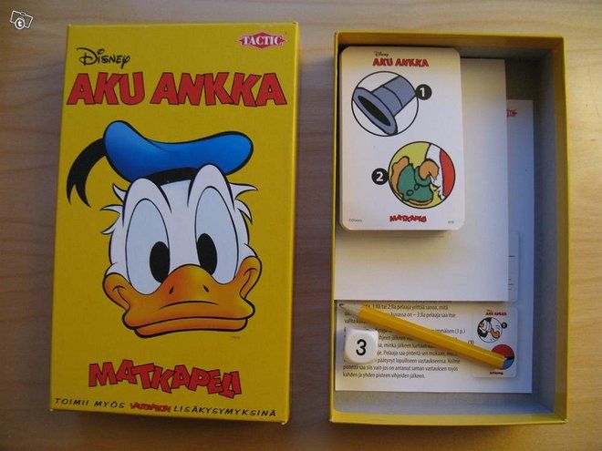 Aku Ankka matkapeli box art