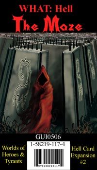 Worlds of Heroes & Tyrants: Hell Card Expansion #3 – The Maze