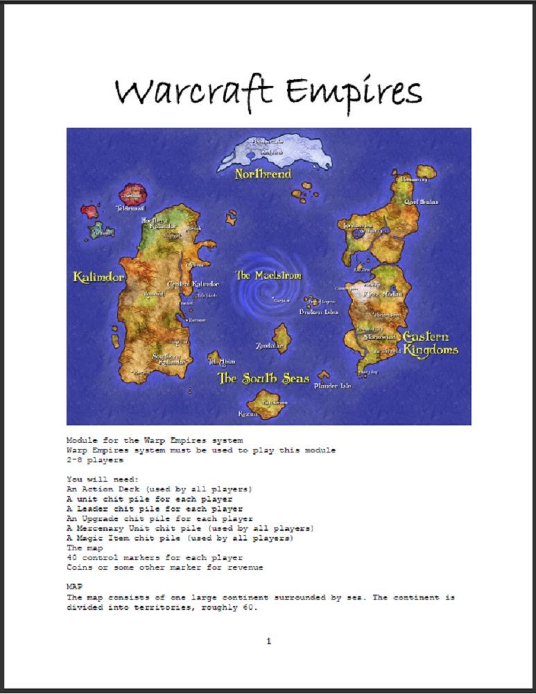 Warcraft Empires box art