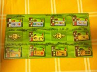 Glass Road solo game, leftover buildings