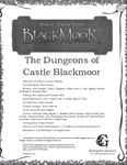 RPG Item: The Dungeons of Castle Blackmoor
