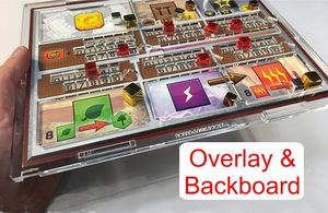 Terraforming Mars: Player Mat Overlay with Backboard